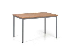 Jídelní stůl TRIVIA, 120x80 cm, tmavě šedá podnož, buk