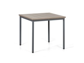 jidelni stul trivia 80x80 cm tmave seda podnoz dub prirodni 92249
