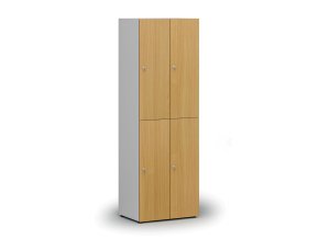drevena satni skrinka s uloznymi boxy 4 boxy demont cylindricky zamek seda buk 121843