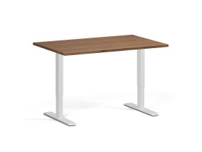 vyskove nastavitelny stul 120x80 cm 1 motor bila podnoz orech 98924