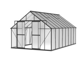 Skleník 245 x 304 x 488 cm, černý