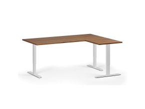 rohovy vyskove nastavitelny stul 180x140 cm 3 motory l p bila podnoz orech 103515
