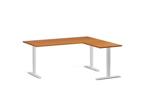 rohovy vyskove nastavitelny stul 180x160 cm 3 motory l p bila podnoz tresen 103449