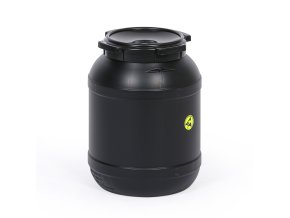 plastovy sud 26 l antistaticky cerny 114674