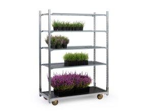 dansky kvetinovy vozik preklizkove vodeodolne police s odtoky 1350 x 562x 1890 mm 115862