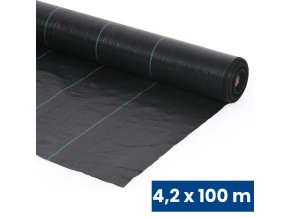 Podkladová textilie mulčovací, 90 g/m2, 4,2 x 100 m