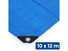 Univerzální krycí plachta s oky, PE, 100 g/m2, 10 x 12 m