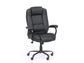 Kožené kancelářské křeslo MAXOR XXL, černé