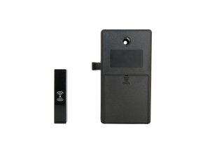 zamek se cteckou rfid karet f131 hlinik cerny 115900