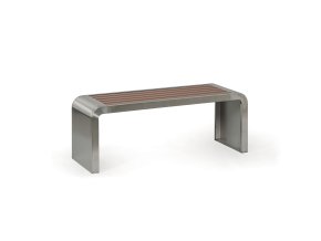 parkova lavicka resto 1200 mm nerez hneda 120861