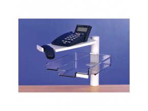 stojanek pod telefon maly s miskou sedy 3363