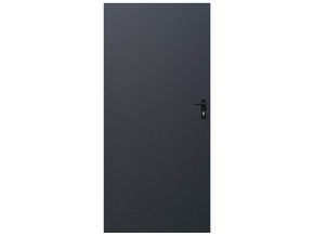 plechove dvere 90 leve antracit 131802