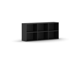 nastenna knihovna integro 835 x 1750 x 400 mm 6 polic grafit 88055