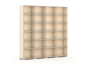 knihovna silver line 4 sloupce 2230 x 2400 x 400 mm briza 87595
