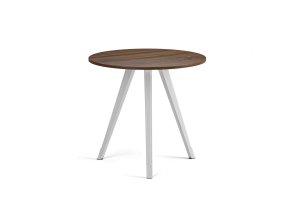 konferencni stul primo zen prumer 80 cm bila podnoz orech 122618