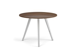 konferencni stul primo zen prumer 100 cm bila podnoz orech 122642