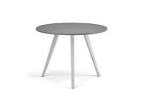 konferencni stul primo zen prumer 100 cm bila podnoz grafit 122645