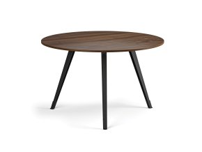 konferencni stul primo zen prumer 120 cm cerna podnoz orech 122658