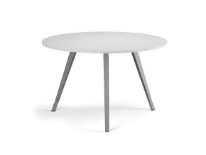 konferencni stul primo zen prumer 120 cm sedostribrna podnoz bila 122675