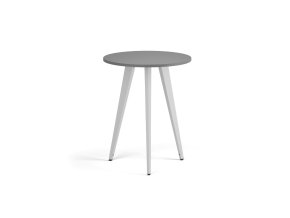 konferencni stul primo vibe prumer 60 cm bila podnoz grafit 122388