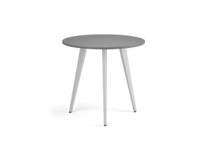 konferencni stul primo vibe prumer 80 cm bila podnoz grafit 122364