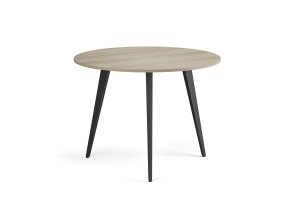 konferencni stul primo vibe prumer 100 cm cerna podnoz dub prirodni 122333