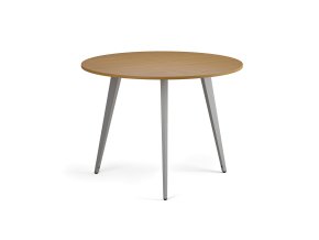 konferencni stul primo vibe prumer 100 cm sedostribrna podnoz buk 122342