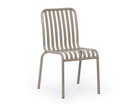 kovova bistro zidle riva pro venkovni pouziti bezova 125234