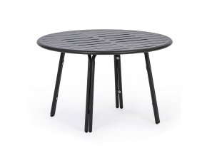 kovovy bistro stul vento prumer 80 cm pro venkovni pouziti grafit 125250