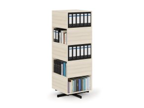 otocny regal 680 680 1932 mm 10 oddilu dub prirodni 124898