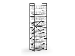 otevreny kosovy regal 8x kos typ vii 600 x 460 x 2020 mm cerna 127961