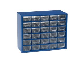 kovova skrin se zasuvkami 306 x 155 x 282 mm 30x s 129094