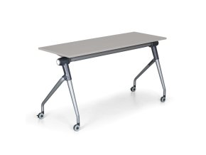 skladaci jednaci stul se sklopnou deskou training plus 145x45 cm seda 130408