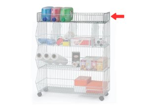 horni dratena police pro hrabaci stohovaci kose 900 mm 122083