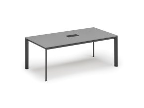 jednaci stul primo invitation 200x100 cm seda stolni zasuvka typ vi cerna 132483