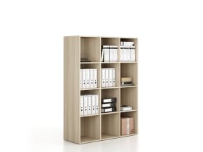 regal frame nizsi 3 sloupce 1735 x 1299 x 450 mm dub prirodni 78541