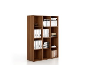 regal frame nizsi 3 sloupce 1735 x 1299 x 450 mm orech 78546