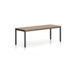 lavice frame cerna podnoz 1685 x 404 x 468 mm orech 79111