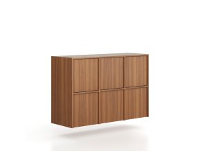 nastavba pro skrine frame 6x dvere 1299 x 450 x 854 mm push lock orech 79144