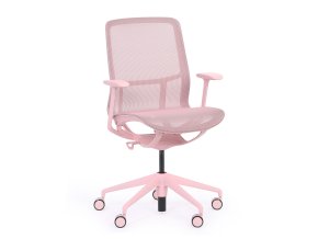 kancelarska zidle elvi ruzova 140660