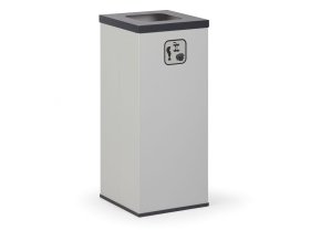 kos na trideny odpad 70 l uchyt na pytel sedy cerny 137429