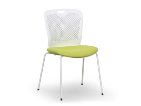 plastova konferencni zidle open bila zelena 143070