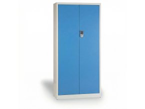 spisova skrin s kodovym zamkem 1850 x 900 x 400 mm modra 144030