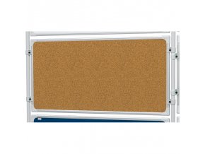 Oboustranná korková tabule pro paravany TM, 1200 x 1800 mm