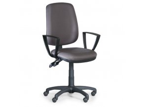 Kancelářská židle ATHEUS s područkami, šedá