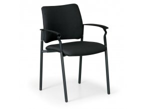 konferencni zidle rocket s podruckami cerna 3703