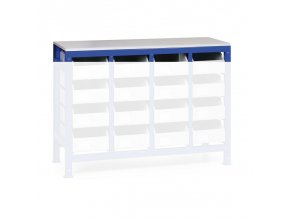 Krycí deska k regálům s boxy, 1206 mm