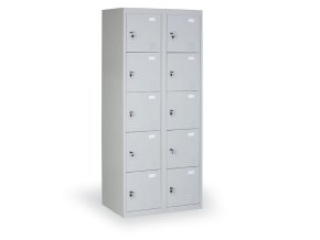 satni skrinka s uloznymi boxy 10 boxu 1820 x 760 x 500 mm demont cylindricky zamek sede dvere 4151