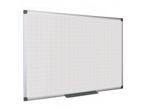 bila magneticka popisovaci tabule s potiskem ctverce rastr 900 x 600 mm 28421