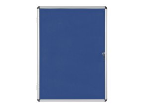 informacni vitrina s textilnim povrchem modra 720 x 980 mm 28455
